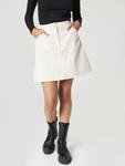 Мини юбка A LOT LESS Emelie, Off white - фото 6