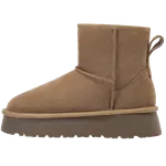 Зимние ботинки женские Daphne на толстой подошве, хаки - фото 22