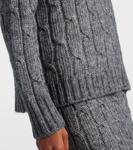 Свитер из хлопка, альпаки и шерсти S Max Mara, Graphite - фото 5