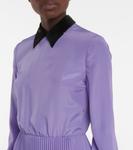 Платье миди из крепа с пайетками Prada, Iris - фото 4