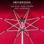 Солнцезащитный зонт круглый 2,7х2,7 м, хаки/серебристый - фото 6