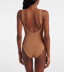 Купальник Sadie Hunza G, Metallic Cocoa - фото 3