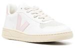VEJA V 12 Leather White Pink Women's - фото 5