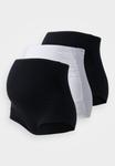 Трусы Lindex MATERNITY BRIEFS 3 PACK, Black/White/Black - фото