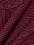 Топ из ребристого джерси Éterne, бордовый - фото 3