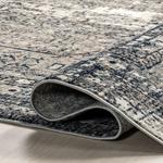 Ковер Charvi с потертым медальоном Nuloom, бежевый, 244x305 см - фото 4