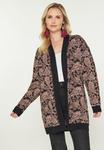 Кардиган usha Cardigan, Black Multicolor/Black - фото