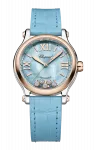 Часы Chopard Happy sport из розового золота с бриллиантами 33 мм - фото