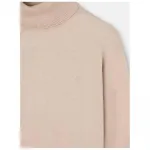 Свитер Silbon Classic high neck, бежевый - фото 5