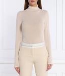 Блуза Patrizia Pepe Regular Fit, бежевый - фото