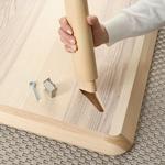 Стол и 2 стула LISABO/LISABO IKEA, 88 см, цвет ash veneer/ash veneer - фото 7