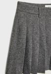 Юбка Stradivarius Pleated skirt, Dark Grey - фото 8