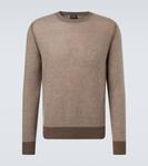 Кашемировый свитер Zegna, Brown - фото