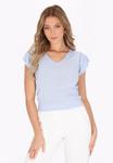 Топ faina, светло-голубой - фото 2