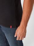 Футболка LEVI'S  SLIM 2PK CREWNECK, черный - фото 4