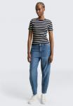 Футболка TOM TAILOR DENIM MIT STREIFENMUSTER, Navy Cloud Grey Stripe/Dark Blue - фото 2