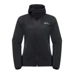 Куртка Jack Wolfskin для отдыха "ANDUR JKT W", с капюшоном, черный - фото 6