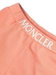 Moncler Enfant шорты с логотипом на поясе, оранжевый - фото 3