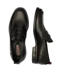 Кожаные лоферы Varian Hugo, черный - фото 4