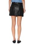 Кожаная мини-юбка Shirley Walter Baker, черный - фото 2