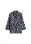Блуза OPUS RELAXED FIT PRINT, Coal Blue/Blue - фото 6