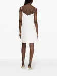 Платье мини Ellipse строгого кроя Courrèges, белый - фото 4
