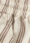 Свободные полосатые брюки Noppies, Bone White - фото 3
