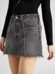 Юбка LEVI'S  RECRAFTED SKIRT, серый деним - фото 4