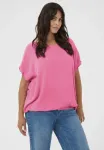 Блузка stanley ss Kaffe Curve, Pink Power - фото