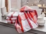 Чайные полотенца Zollner, 50x70 см, красный - фото 3