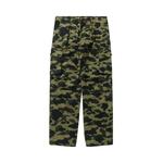 BAPE 1st Camo Широкие брюки с 6 карманами, зеленые - фото