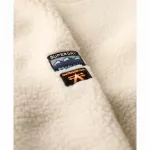 Толстовка Superdry Outdoor Fleece half zip, бежевый - фото 4