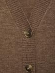 Вязаный кардиган MANGO NEKKO, mottled brown - фото 3