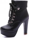 Ботинки Scaoruki Classic Platform Booties, 103 Black - фото
