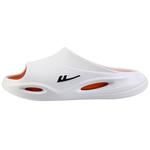 Домашние тапочки Warrior бело-оранжевые - фото