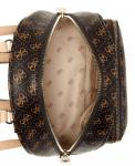 Рюкзак женский GUESS с монограммой логотипа, коричневый - фото 3