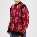 Свитер мужской красный Adidas, красный - фото 2