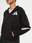 Свободный крой толстовка Z.N.E. JC5392 Adidas, черный - фото 4