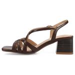 Босоножки на блочном каблуке Shyla от Journee, brown - фото 4