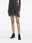 Юбка мини с эффектом металлик IRO, черный - фото 3