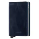 Кошелек Secrid Slimwallet Vintage leather, синий - фото