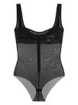 Сетчатый комбинезон Atu Body Couture, черный - фото