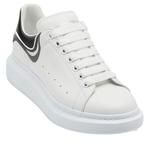 Кроссовки кожаные Alexander Mcqueen, белый / серый - фото 3