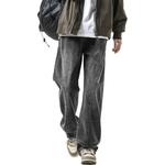 Джинсы унисекс COMOWA, Черный/Серый - фото