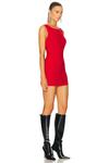 Мини-платье без рукавов Pickleball Norma Kamali, цвет Tiger Red - фото 2