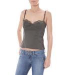 Зеленая рубашка из эластана John Galliano, зеленый - фото 2