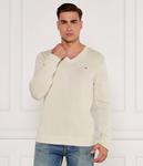 Свитер Tommy Jeans Essential Regular Fit, экрю - фото