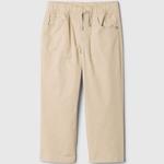 Брюки чинос с завязками Gap, бежевый - фото