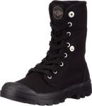 Ботинки Palladium Women's Baggy Canvas Boot, Black/Black - фото 4