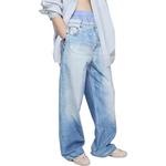 Брюки с принтом Acne Studios, голубой - фото 3